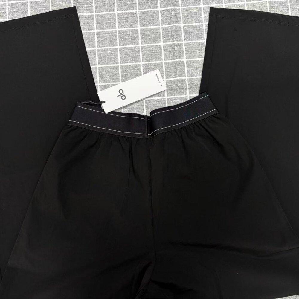 NWT ALO Yoga Women's Black Suit Up Trouser (Regular)🔥🎉 - Picture 4 of 7